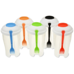 All in One Salad Shaker with Fork and Dressing Cup - Image 4