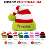 Wholesale Custom Santa Hat Soft Plush Christmas