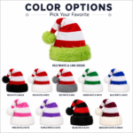 Wholesale Custom Santa Hat Soft Plush Christmas - Image 3