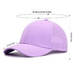 Laser Cut Waterproof Sports Gorras Trucker Hat Streetwear - Image 4