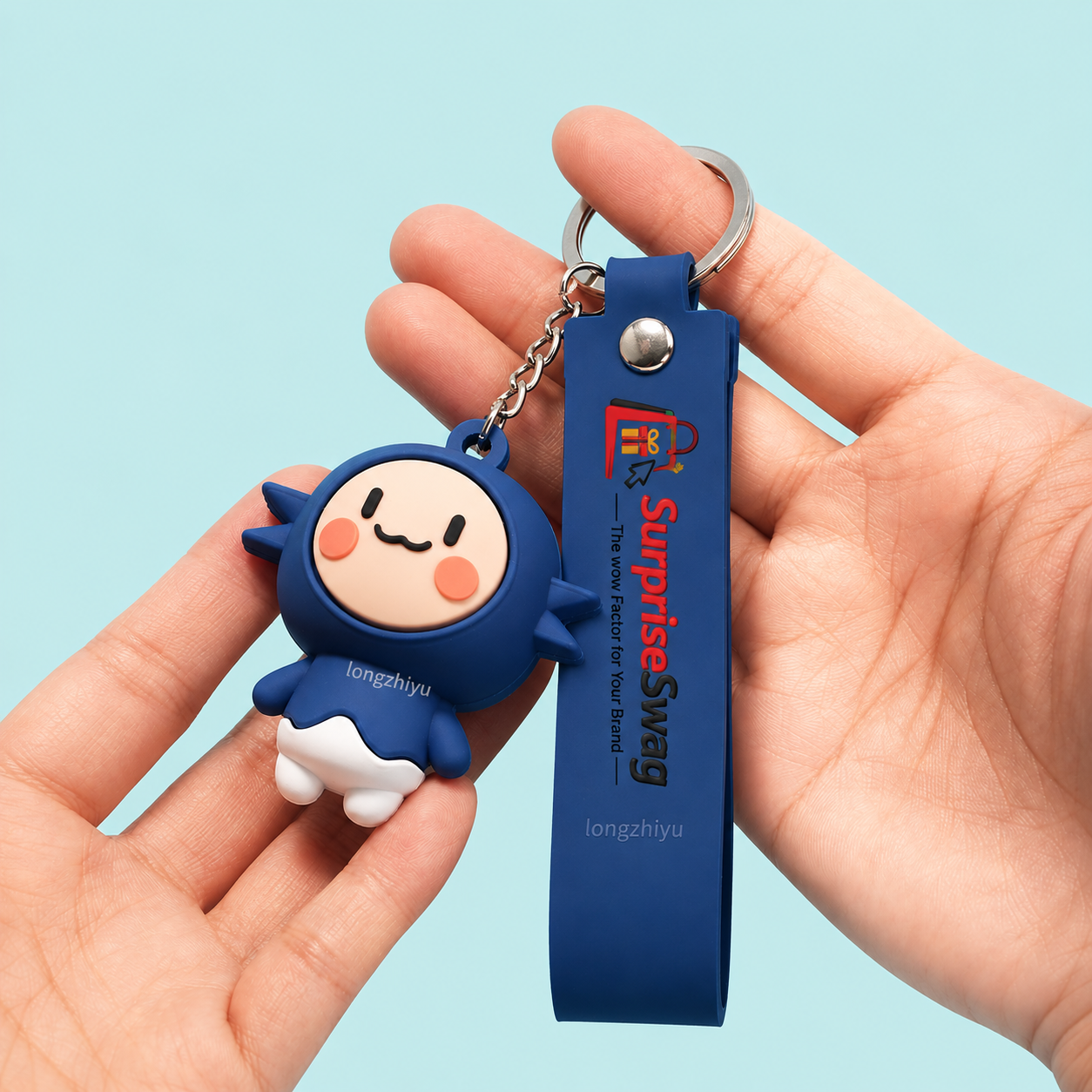 KEY CHAIN 1 Longzhiyu Cute Cartoon Character Pretty Keyring Bag Pendant - Image 1