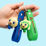 Longzhiyu Cute Cartoon Character Pretty Keyring Bag Pendant - Image 2