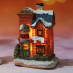 LED Christmas Resin Miniature Diorama Ornament