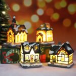 LED Christmas Resin Miniature Diorama Ornament - Image 4