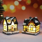 LED Christmas Resin Miniature Diorama Ornament - Image 3