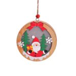 LED Wooden Christmas Tree Hanging Ornament - Image 6