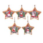 LED Wooden Christmas Tree Hanging Ornament - Image 4
