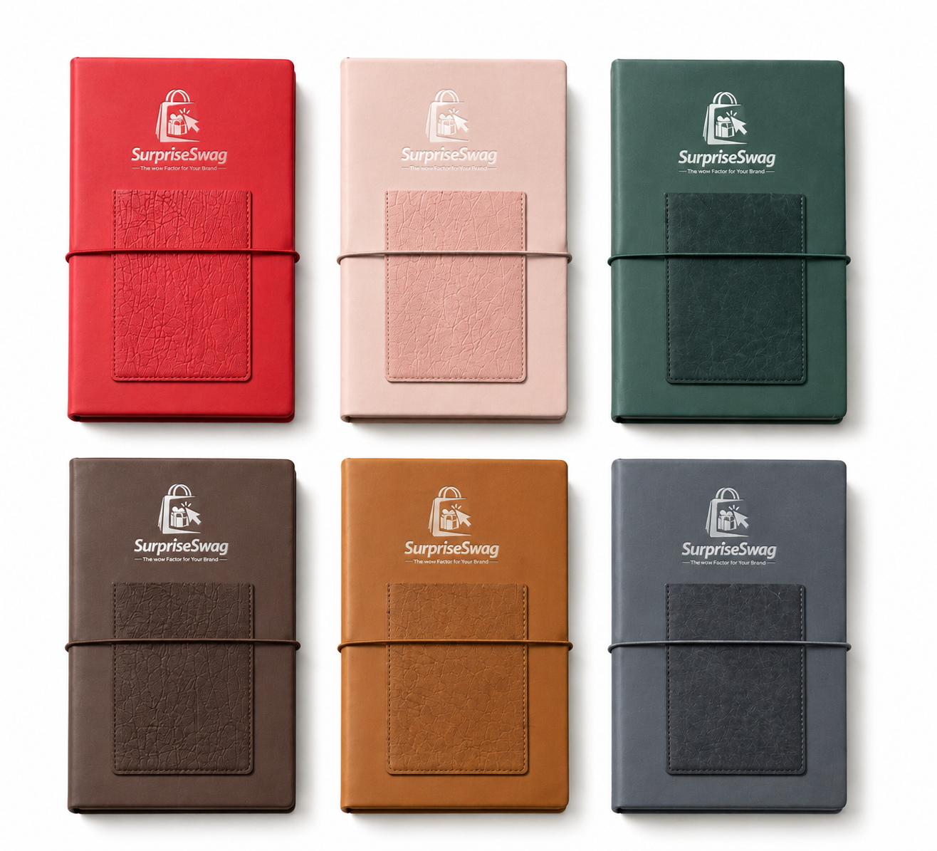 NOTEBOOK 1 patch-pocket notebook with elastic band - Image 1