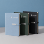 thick executive planner with metal bar closure - Image 2