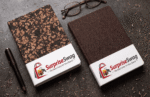 two-tone cork-cover notebook - Image 3