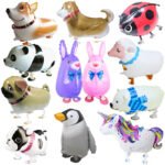 New Design Hot Sale Walking Animal Balloon Cartoon Dog Aluminum Foil Balloon Children Toy Baby - Image 5