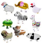 New Design Hot Sale Walking Animal Balloon Cartoon Dog Aluminum Foil Balloon Children Toy Baby - Image 3