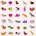 New Design Hot Sale Walking Animal Balloon Cartoon Dog Aluminum Foil Balloon Children Toy Baby - Image 2