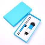 Christmas Gifts Custom Logo Business Leather Keychain Pen - Image 3