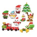 161-Piece Christmas Elf Puzzle Assembly Toy Set - Image 5