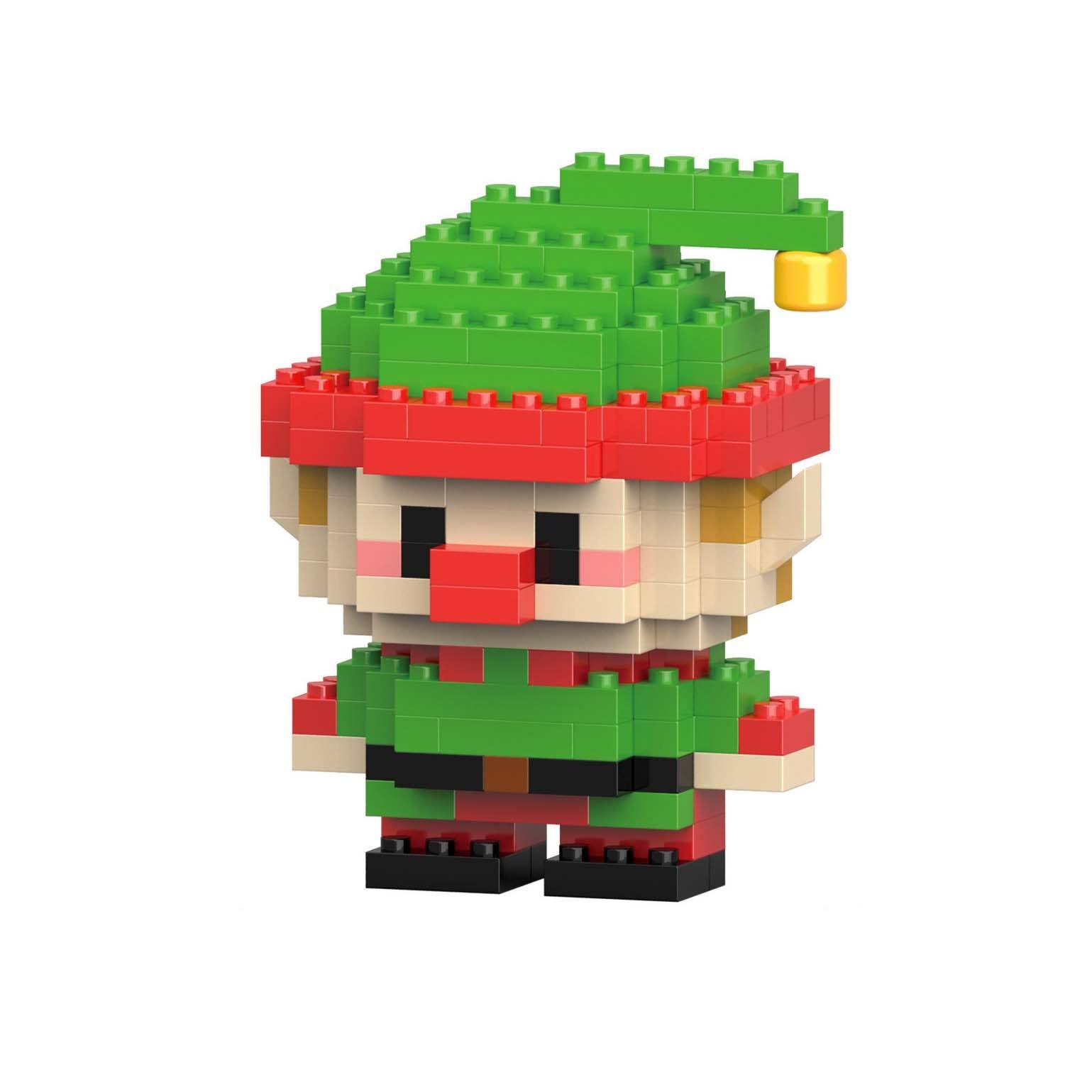 Puzzle Assembly Toy 161-Piece Christmas Elf Puzzle Assembly Toy Set - Image 1