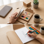 Piece Colored Pencil Set With Paper - Image 2