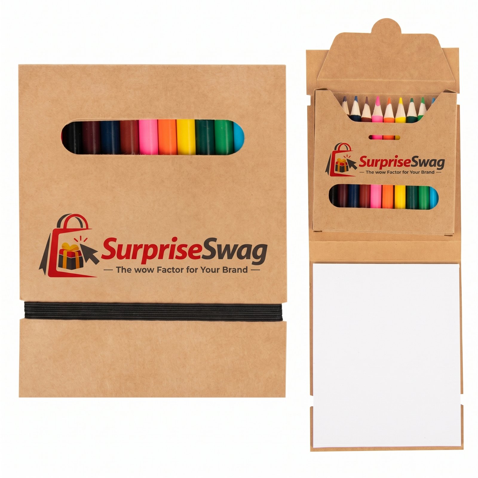 Set With Paper Piece Colored Pencil Set With Paper - Image 1