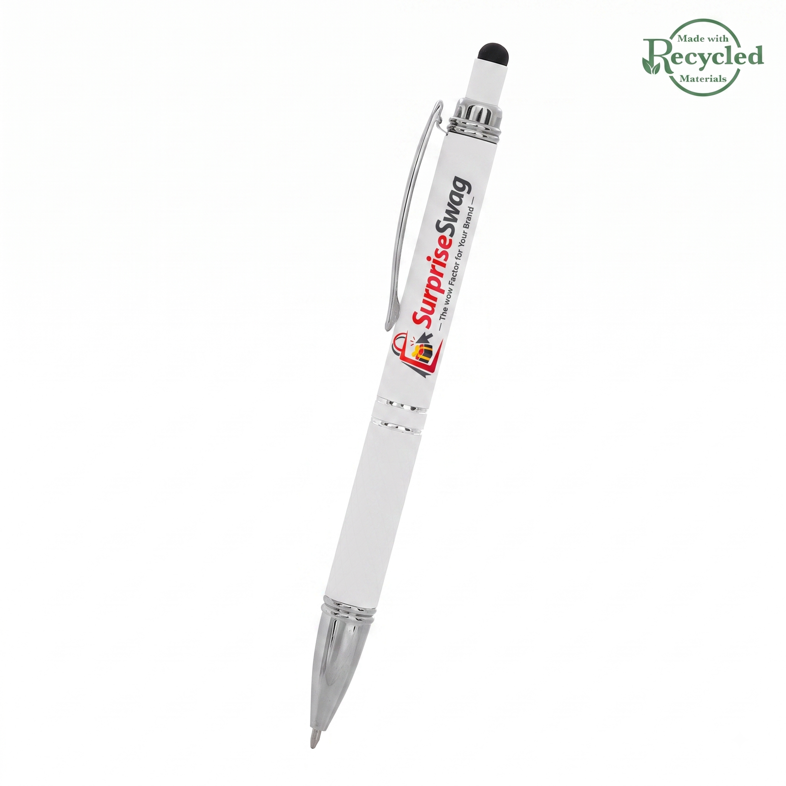 Stylus Pen (2) Quilted Stylus Pen - Image 1