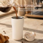12oz Insulated Tumbler Cup Stainless Steel Travel Coffee Mug - Image 2