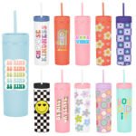 Minimalist Drinking Tumbler Plastic Straight-Sided - Image 2