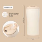 12oz Insulated Tumbler Cup Stainless Steel Travel Coffee Mug - Image 3