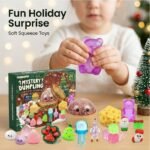 2026 Christmas 24-Day Advent Calendar Soft TPR Mochi Squishy Toy Set - Image 2