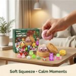 2026 Christmas 24-Day Advent Calendar Soft TPR Mochi Squishy Toy Set - Image 3