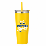 Colma Glass Tumbler with Handle and Straw - Image 2