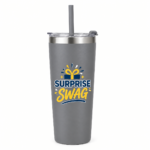 Colma Glass Tumbler with Handle and Straw - Image 3