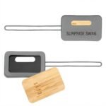 First Class Bamboo & Silicone Luggage Tag - Image 2