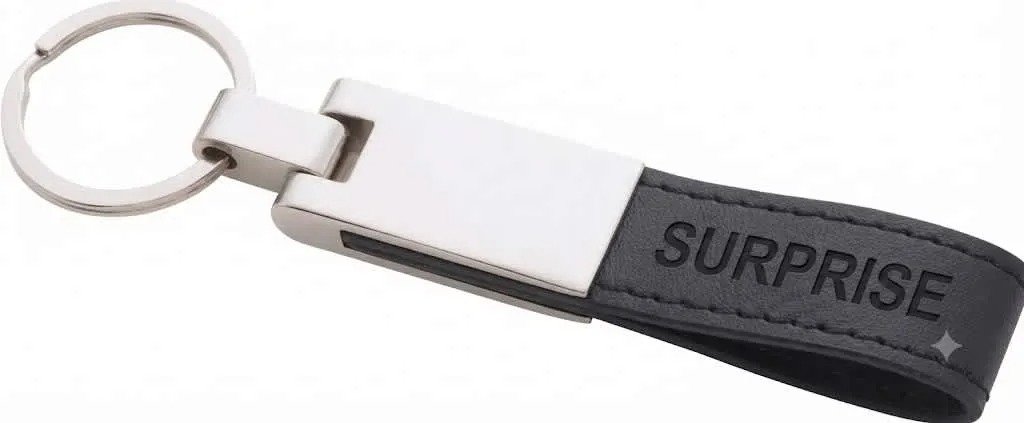 imgi_1_370823500 Elegant Silver Key Ring with Durable Strap - Image 1