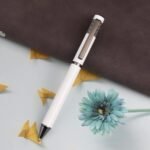 Premium Matte Gray Metal Ball Pen With Custom Logo - Image 2