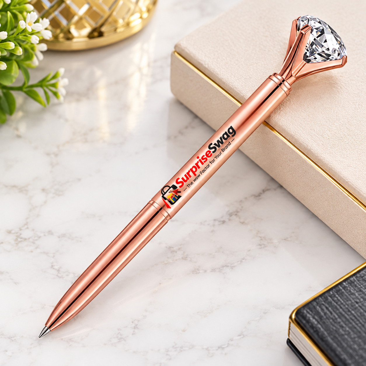 pen Crystal Diamond Metal Ballpoint Pen - Image 1