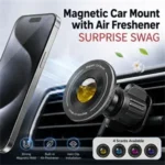 Magnetic Car Air Freshener & Phone Holder 2 in 1 Mount - Image 3