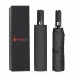 3 Fold Automatic UV Sunshade Umbrella with LED Flashlight