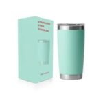 10oz Stainless Steel Double-Wall Stackable Mug with Lid - Image 4