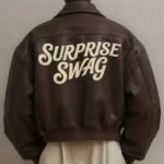 Men's Vintage Oversized PU Leather Jacket with Zip-Up Front - Image 5