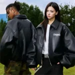 Unisex Oversized Custom Leather Racer Jacket for Men & Women - Image 3