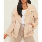 Women's Leather Winter Jacket with Fur Collar & Custom Logo - Image 5