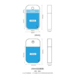 45ml Flat Mini Hand Sanitizer & Perfume Spray Bottle - Image 3