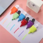 Custom Logo Ice Cream Shaped Mini Highlighter for Students - Image 4
