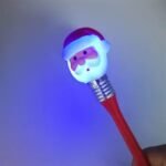 Creative Santa Claus Light Up Novelty Ballpoint Pen - Image 3