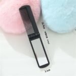 2 in 1 Portable Folding Comb with Mirror - Image 5