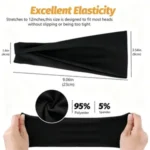 Custom Logo Quick Dry Sports Headband for Running & Yoga - Image 2