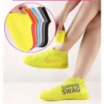 Reusable Waterproof Silicone Shoe Covers with Anti Slip Sole