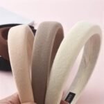 Velvet Plain Style 16cm Headband - Image 2