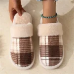 Women's Warm Fur Lined Snow Boots with Closed Toe & TPR Sole - Image 2