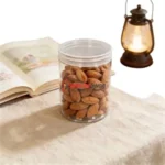 PET Plastic Easy Open Food Storage Jar with Lid