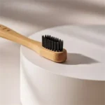 Natural Bamboo Charcoal Toothbrush with Wooden Handle - Image 4